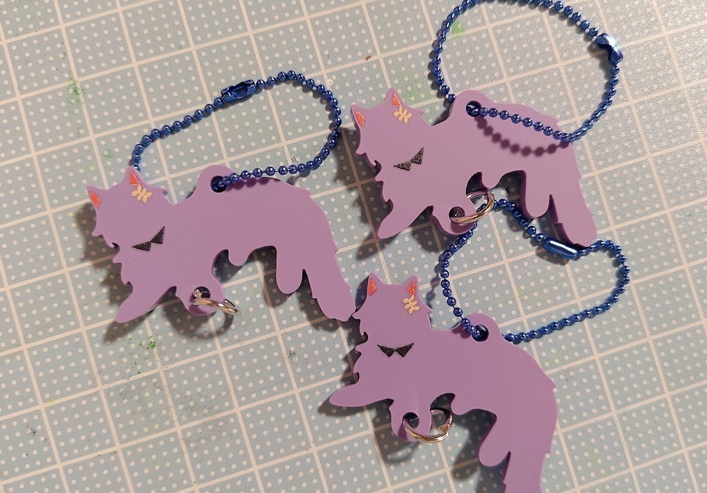 【完売】レイチュリネコアクキー(レイシオ単品あり)