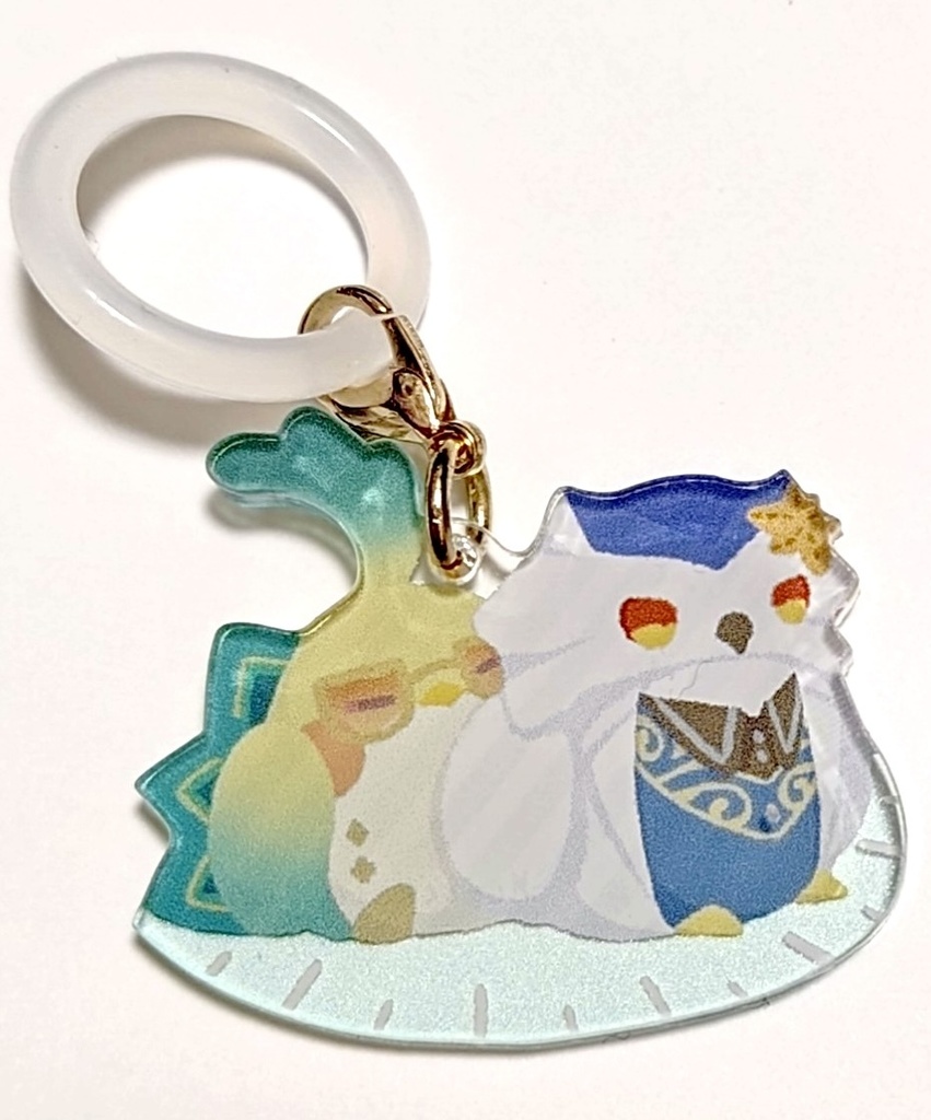 分度器2ケツ目印アクキー