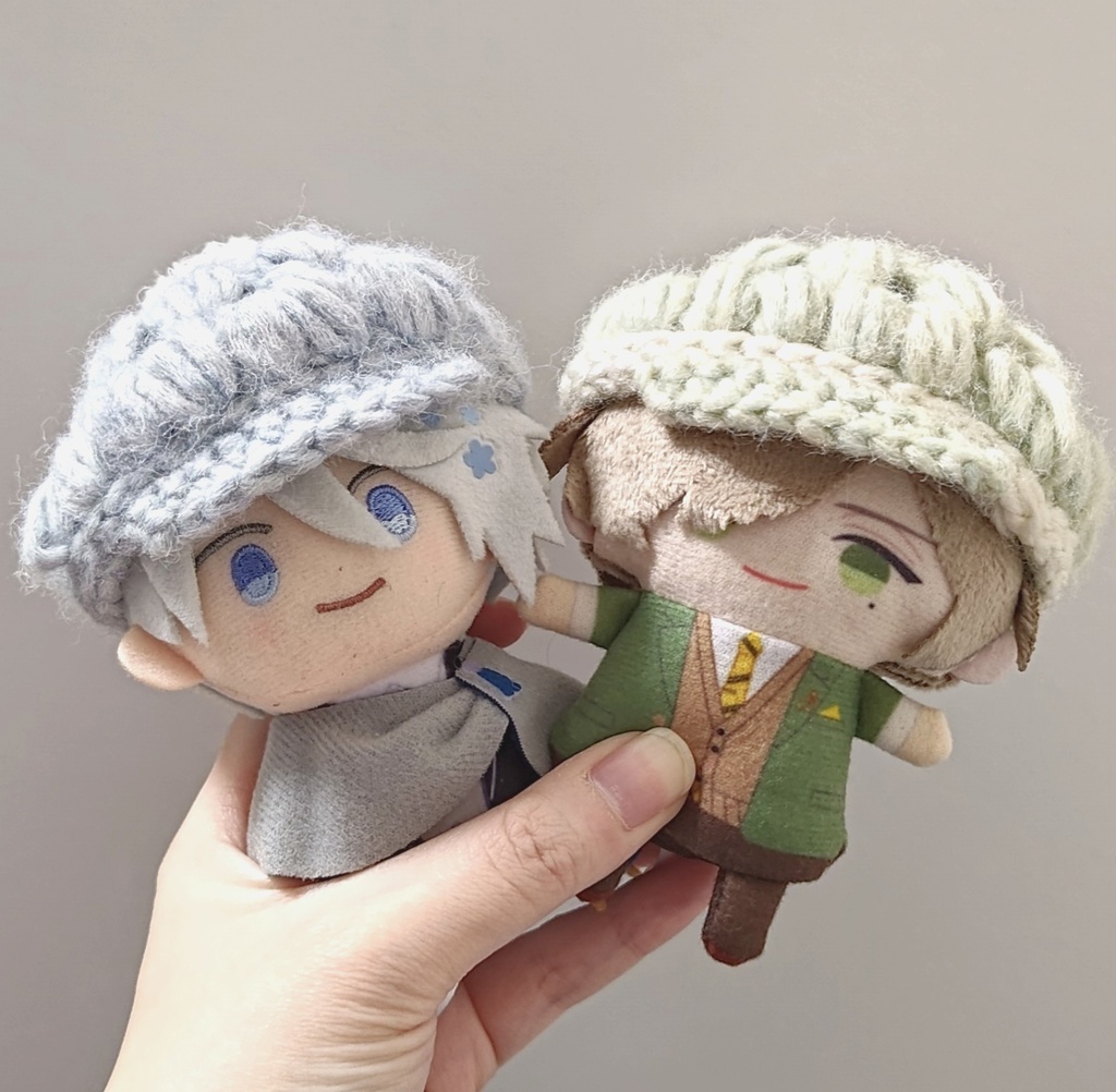 【10cmぬい用グッズ】毛糸のキャスケット