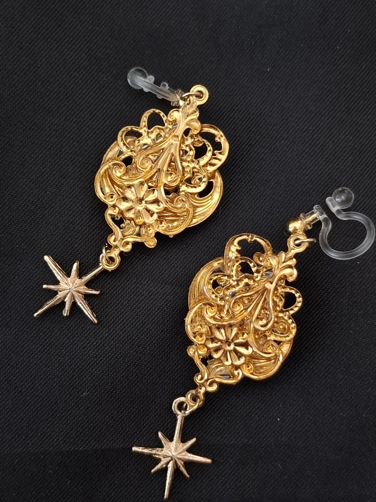 煌雪の魔女の装身具(青いビジューと星雪のアクセサリーセット・12/25までの限定販売)