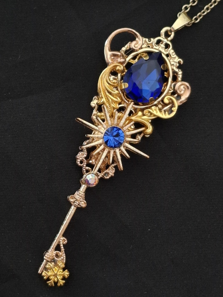 煌雪の魔女の装身具(青いビジューと星雪のアクセサリーセット・12/25までの限定販売)