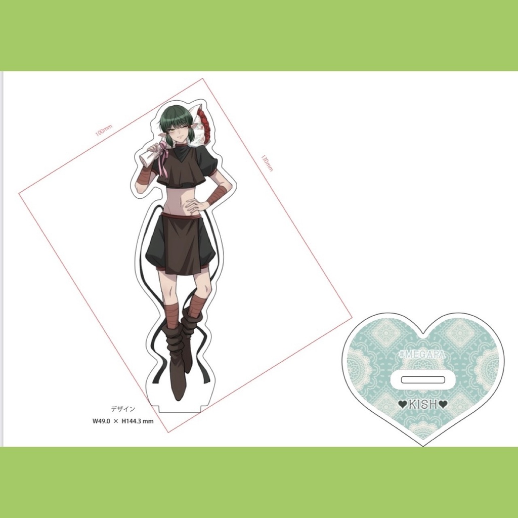 キッシュ花束アクスタ (Kish Acrylic Stand)