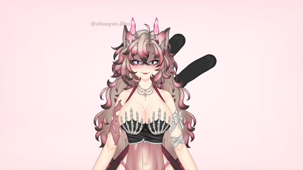 Live2D用カスタムPSDモデル(オーダーメイド)