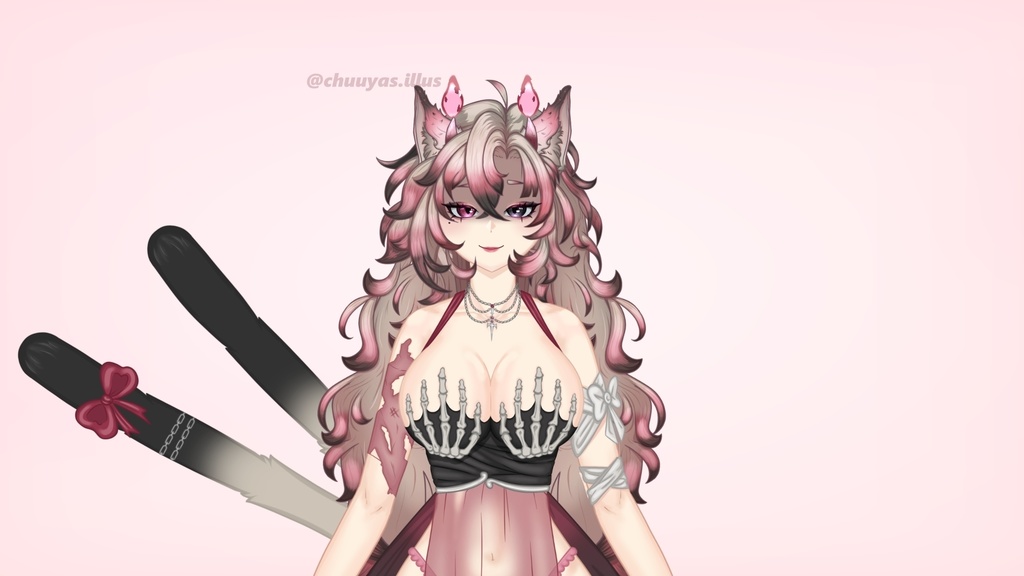 Live2D用カスタムPSDモデル(オーダーメイド)