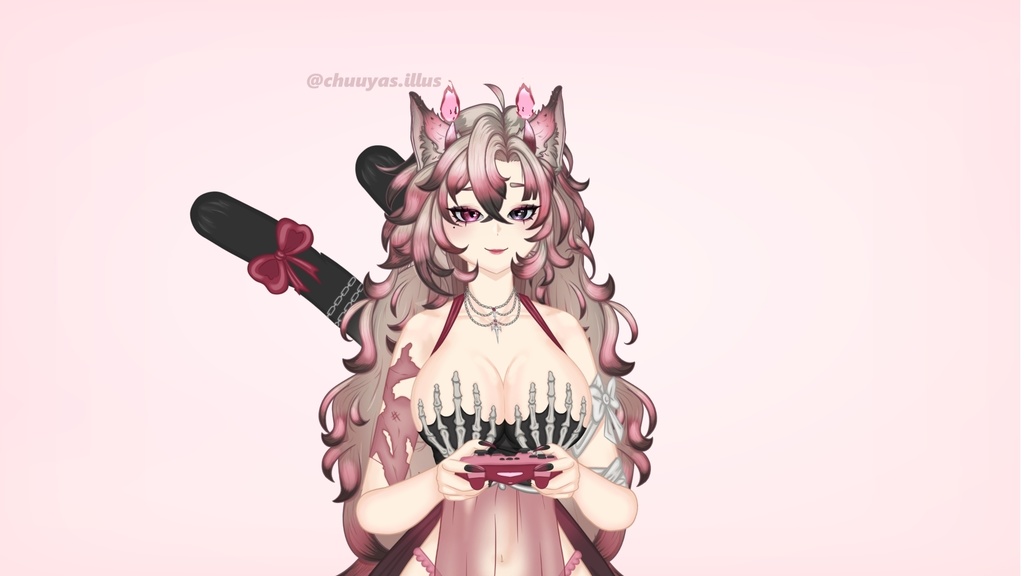 Live2D用カスタムPSDモデル(オーダーメイド)