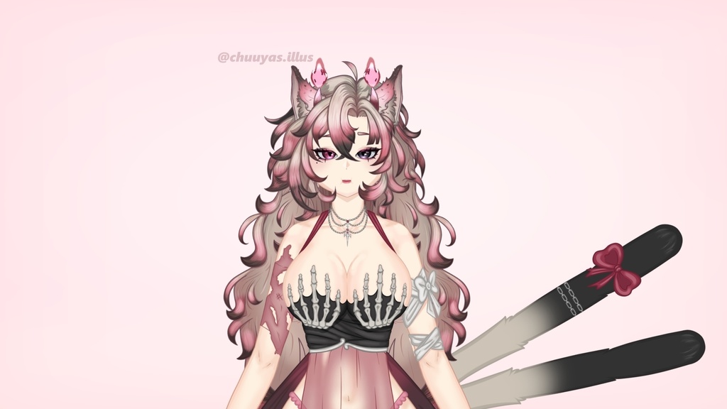 Live2D用カスタムPSDモデル(オーダーメイド)