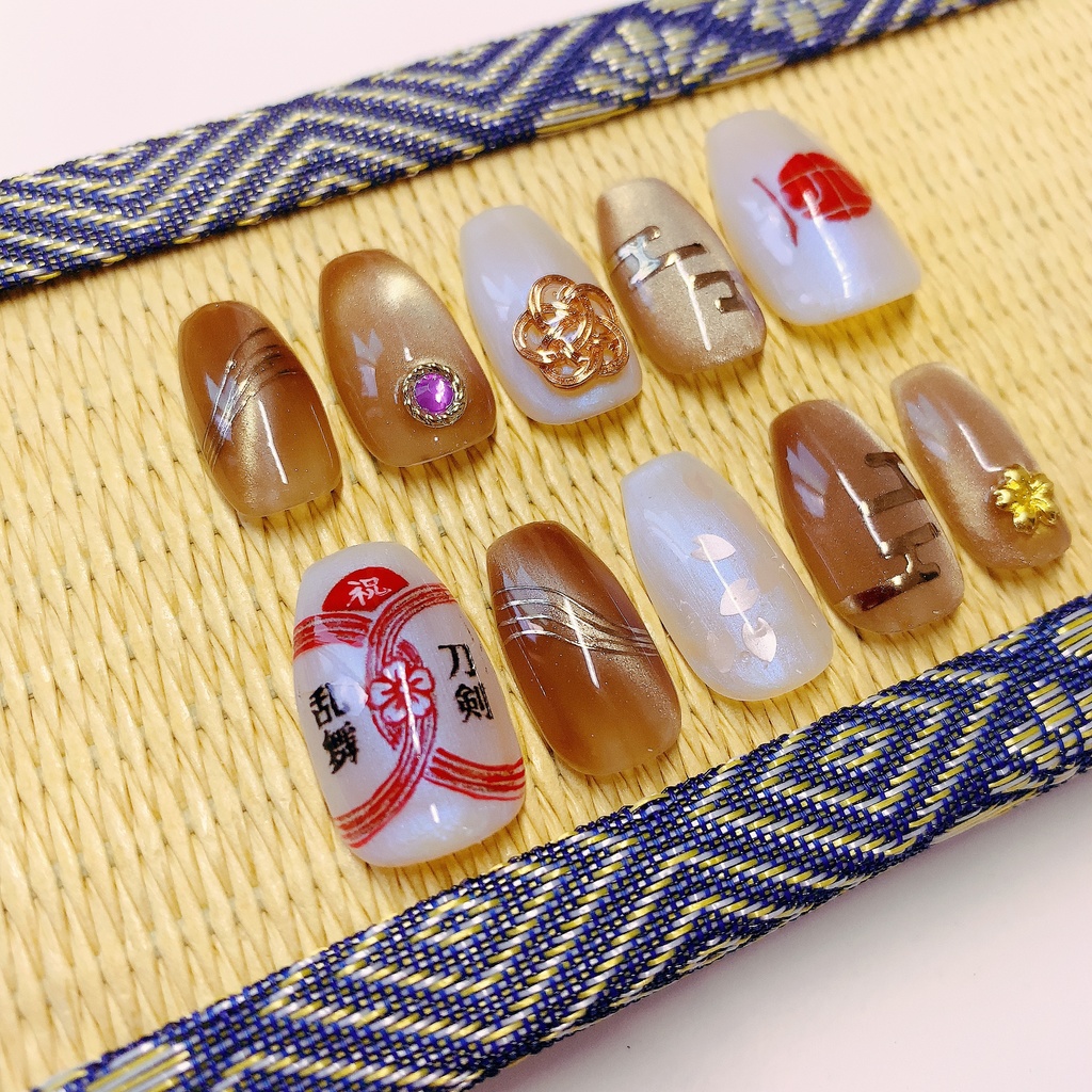 刀剣乱舞大本丸博 ネイルチップ