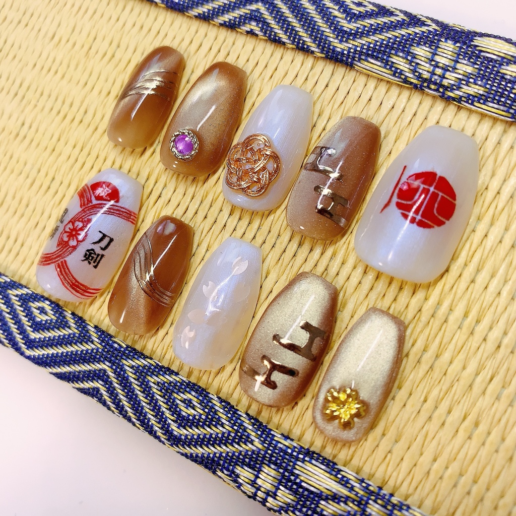 刀剣乱舞大本丸博 ネイルチップ