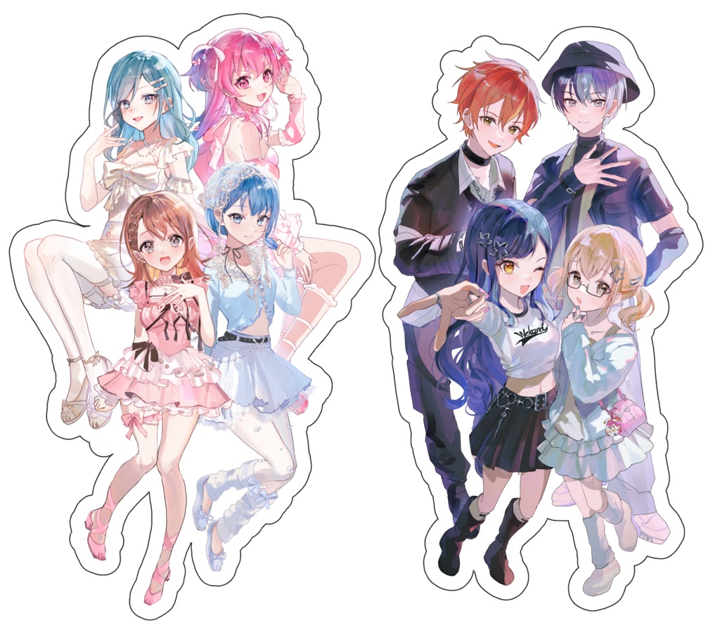 【クリエイターズフェスタ2025予約商品】ビビバス・モモジャンアクリルスタンド