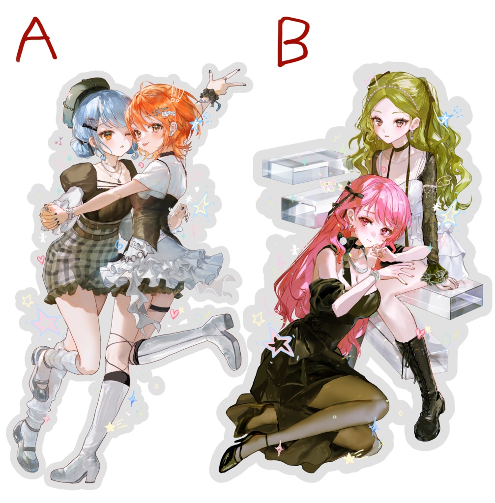 卒制アクリルスタンド・ステッカーセット