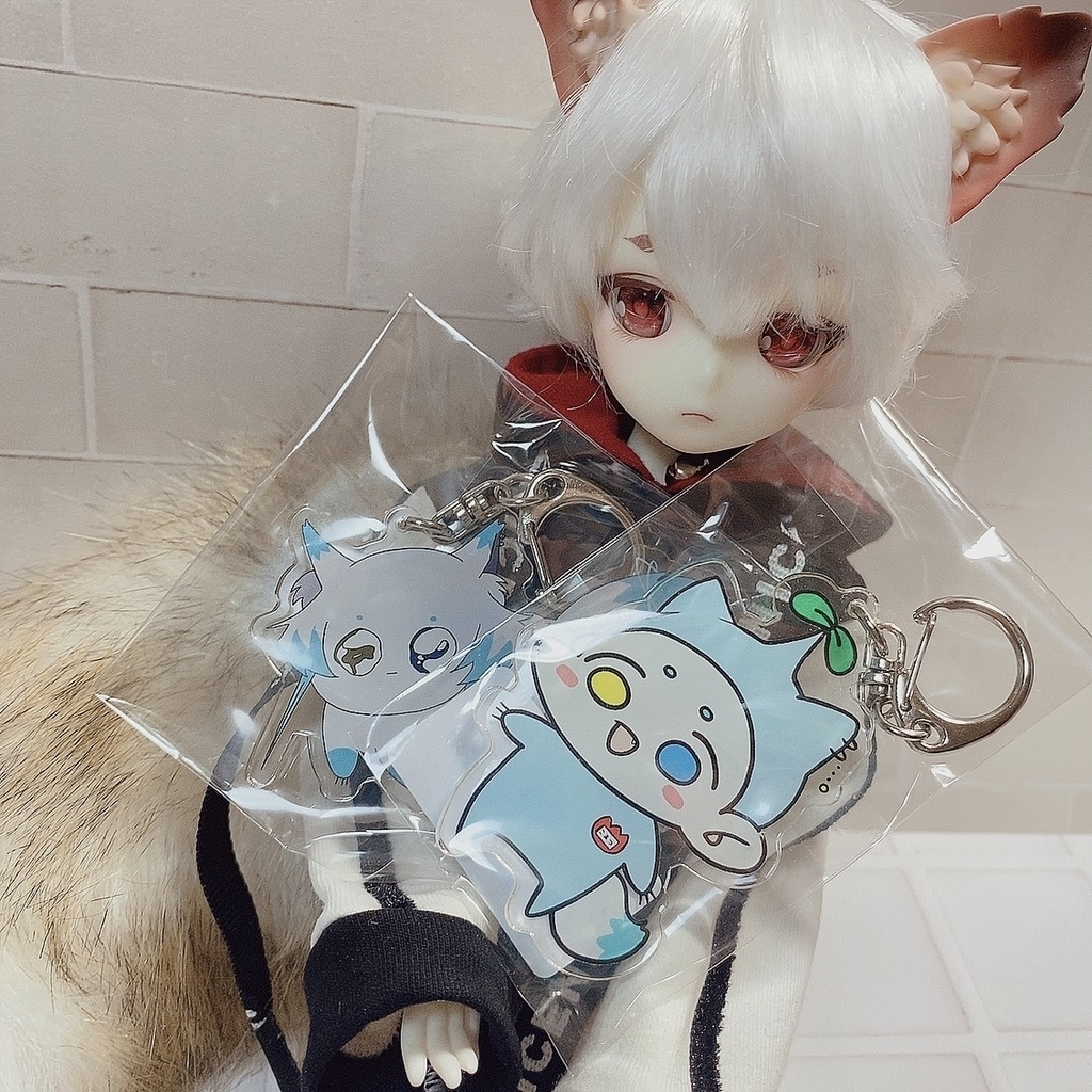 ケモこま!!アクリルキーホルダー