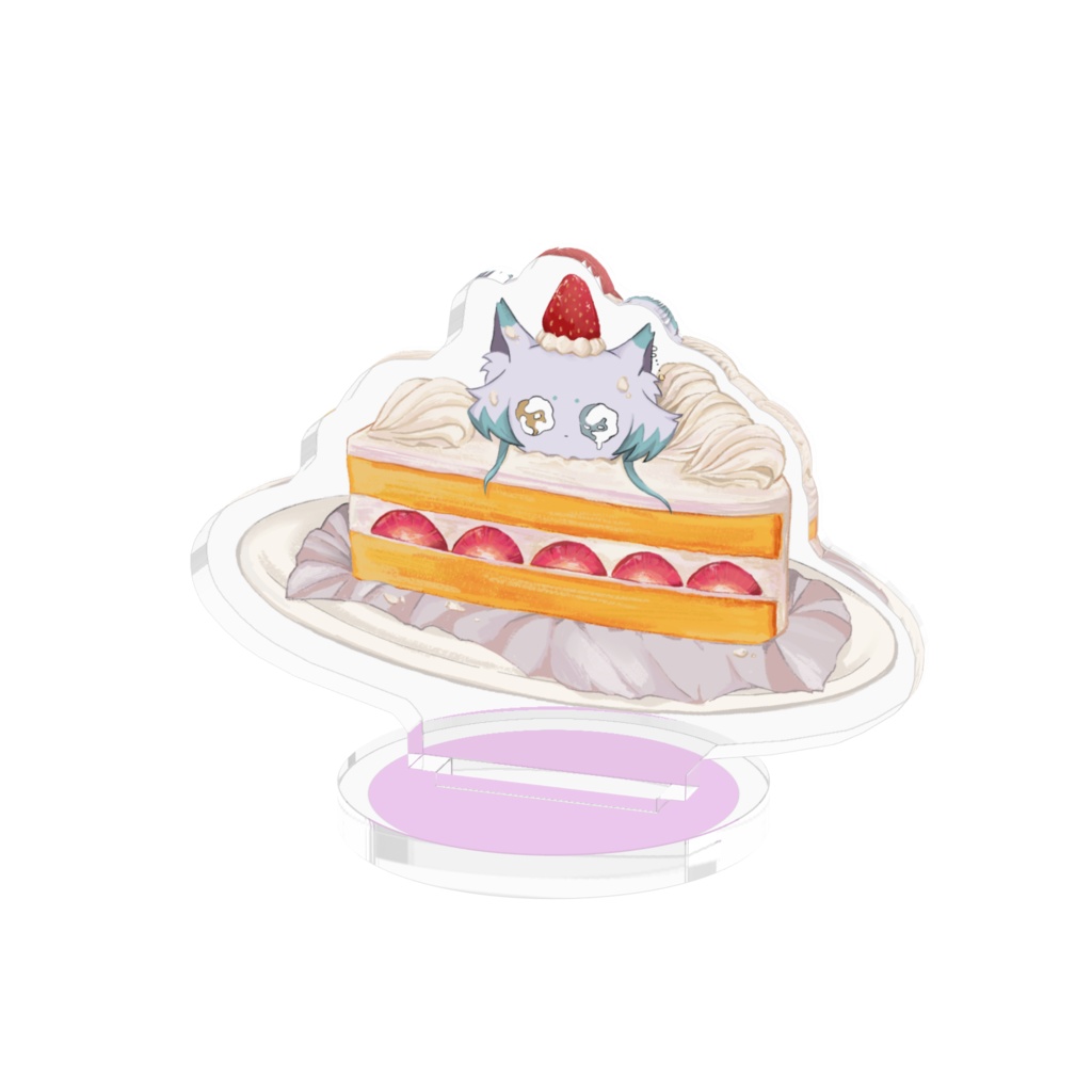 Happy  birthday ケモこま アクリルスタンド