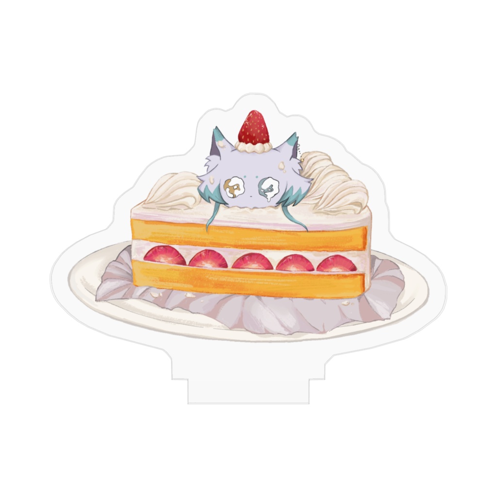 Happy  birthday ケモこま アクリルスタンド