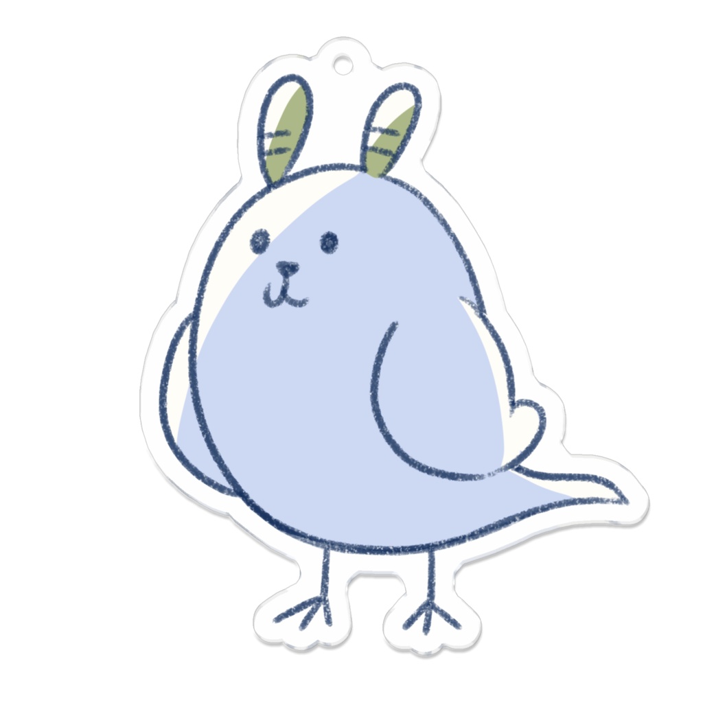 ハトにんじん(アクリルキーホルダー)