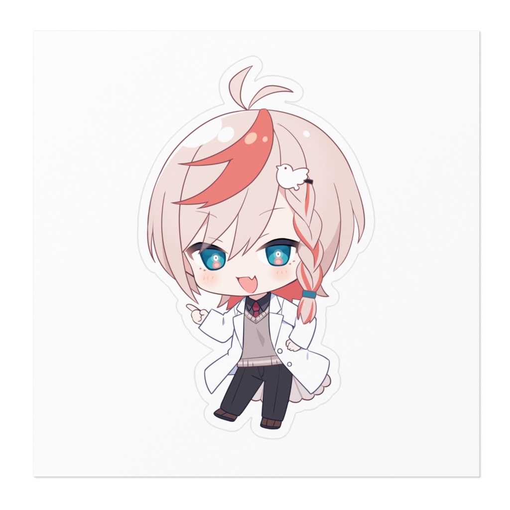 何でも教えてくれる羽崎朱莉(セータ)(ステッカー)