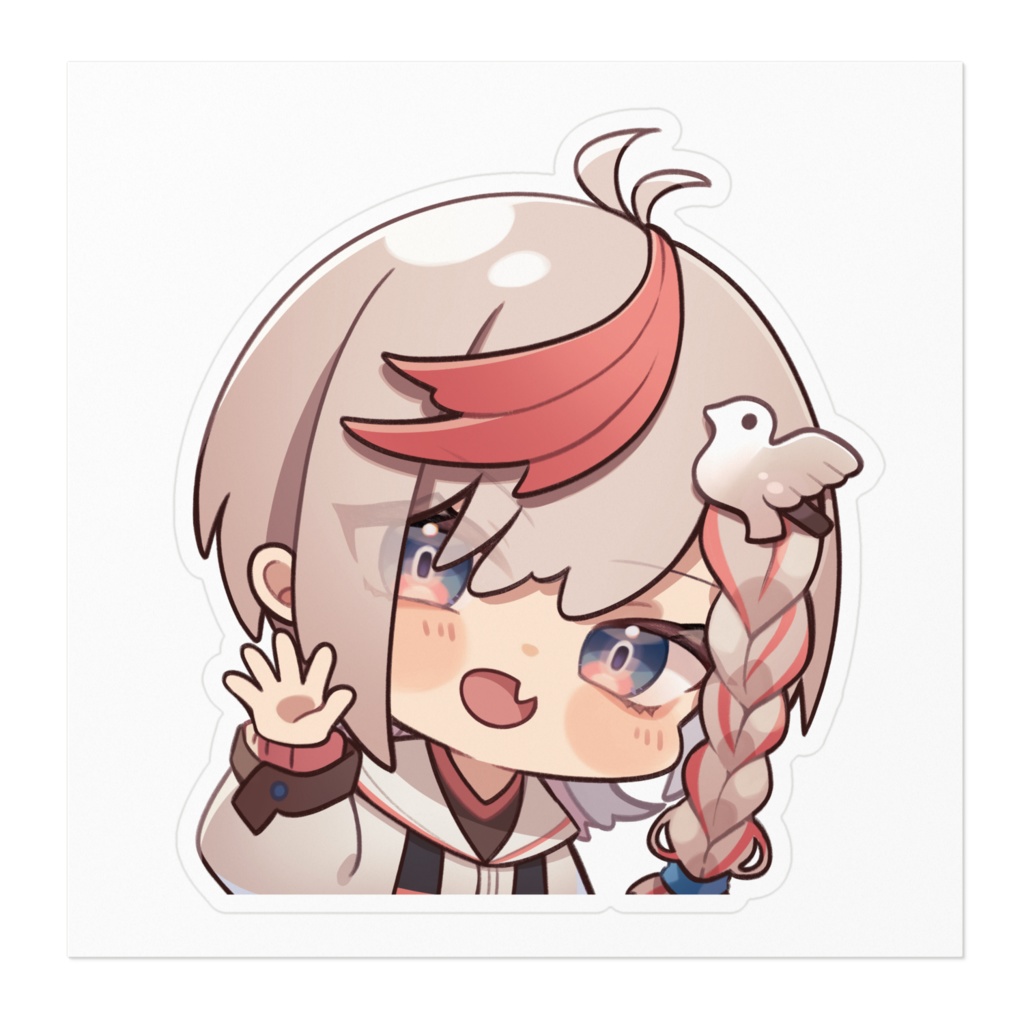 こんはと(背景なし)(ステッカー)