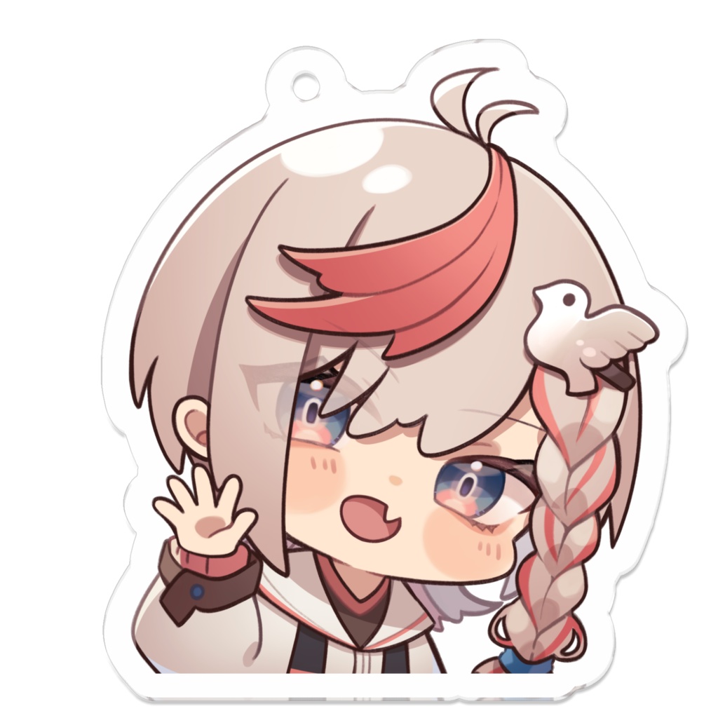こんはと(アクリルキーホルダー)