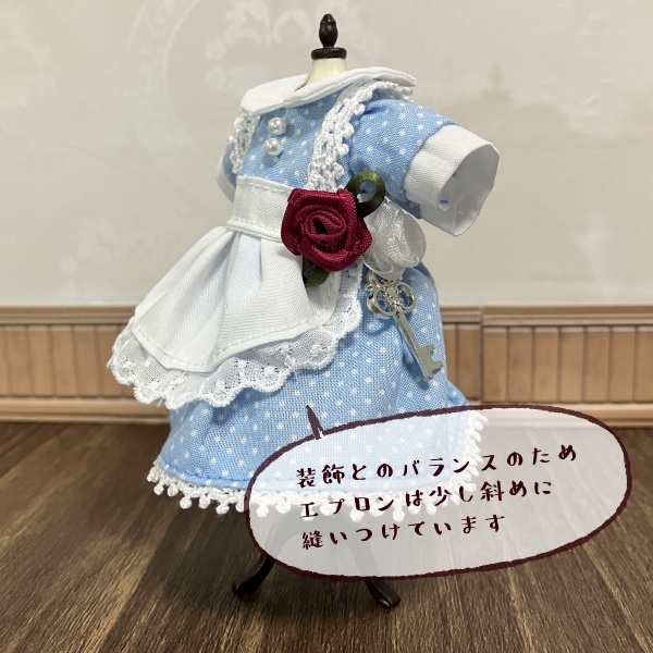 【ドール】1/12size:アリスのエプロンドレス