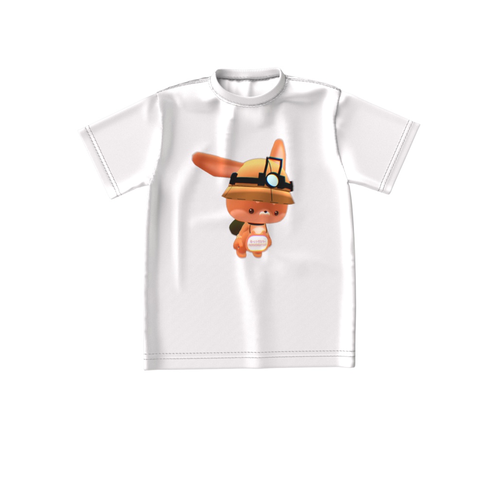 【ビッグシルエットTシャツ】耳伸び犬【いぬいぬ】