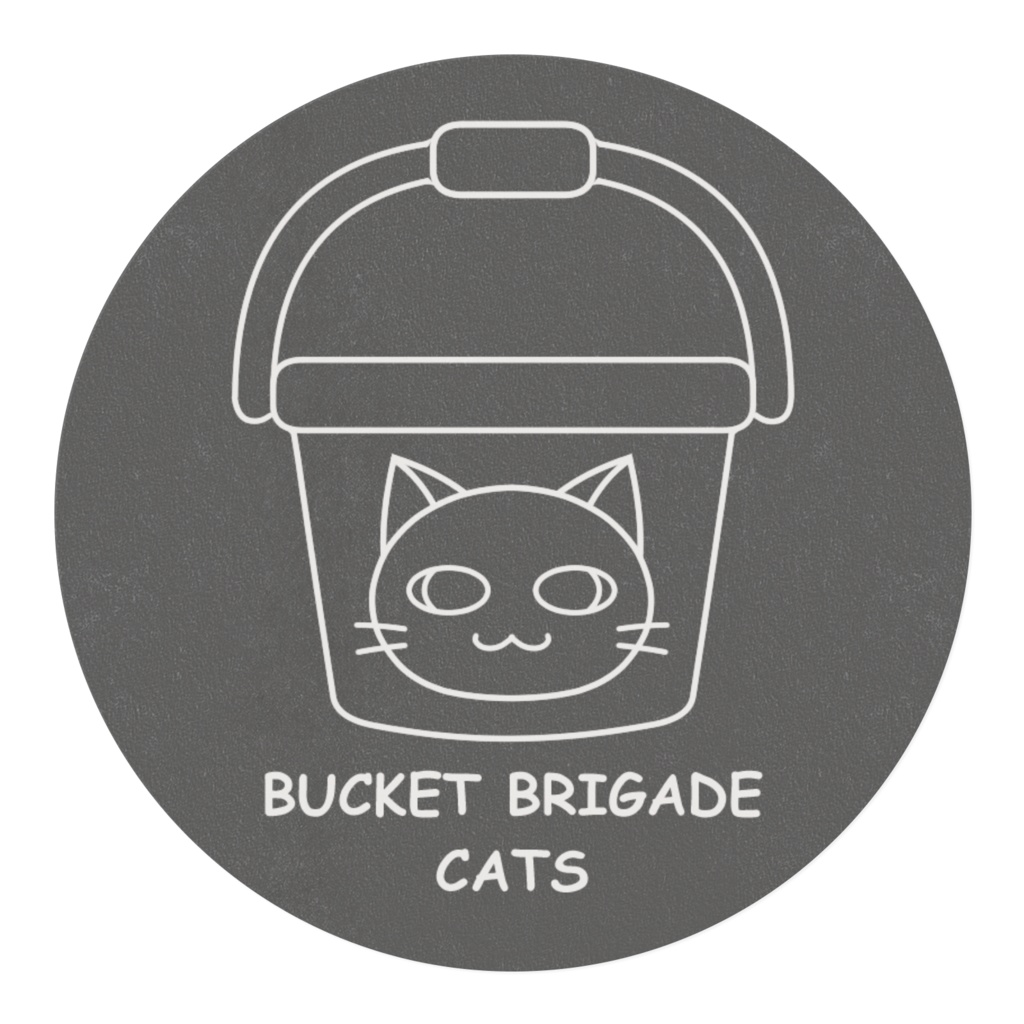 バケツリレーねこ【マスキングテープ】