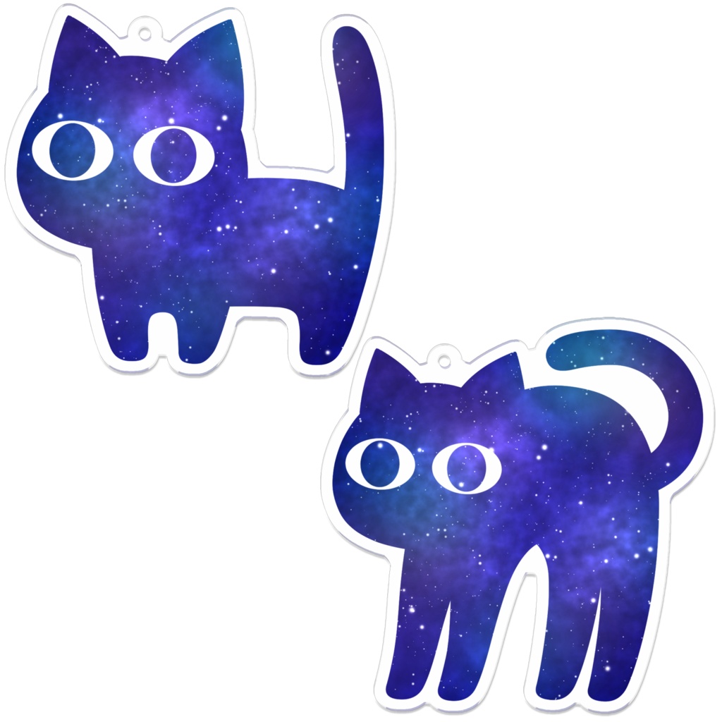 宇宙猫【アクリルキーホルダー】