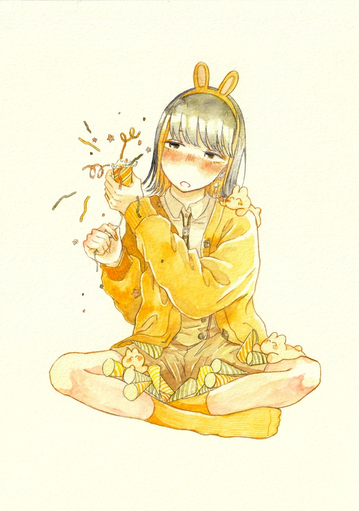 【原画】holiday, home party