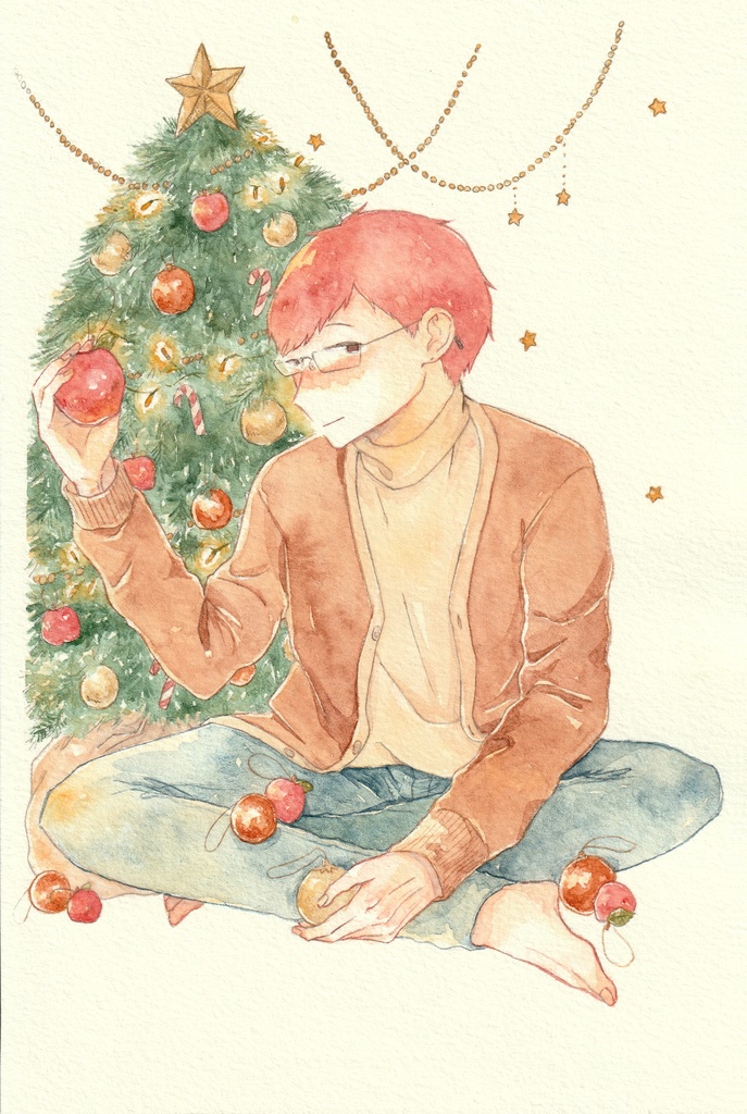 【原画】holiday, home party