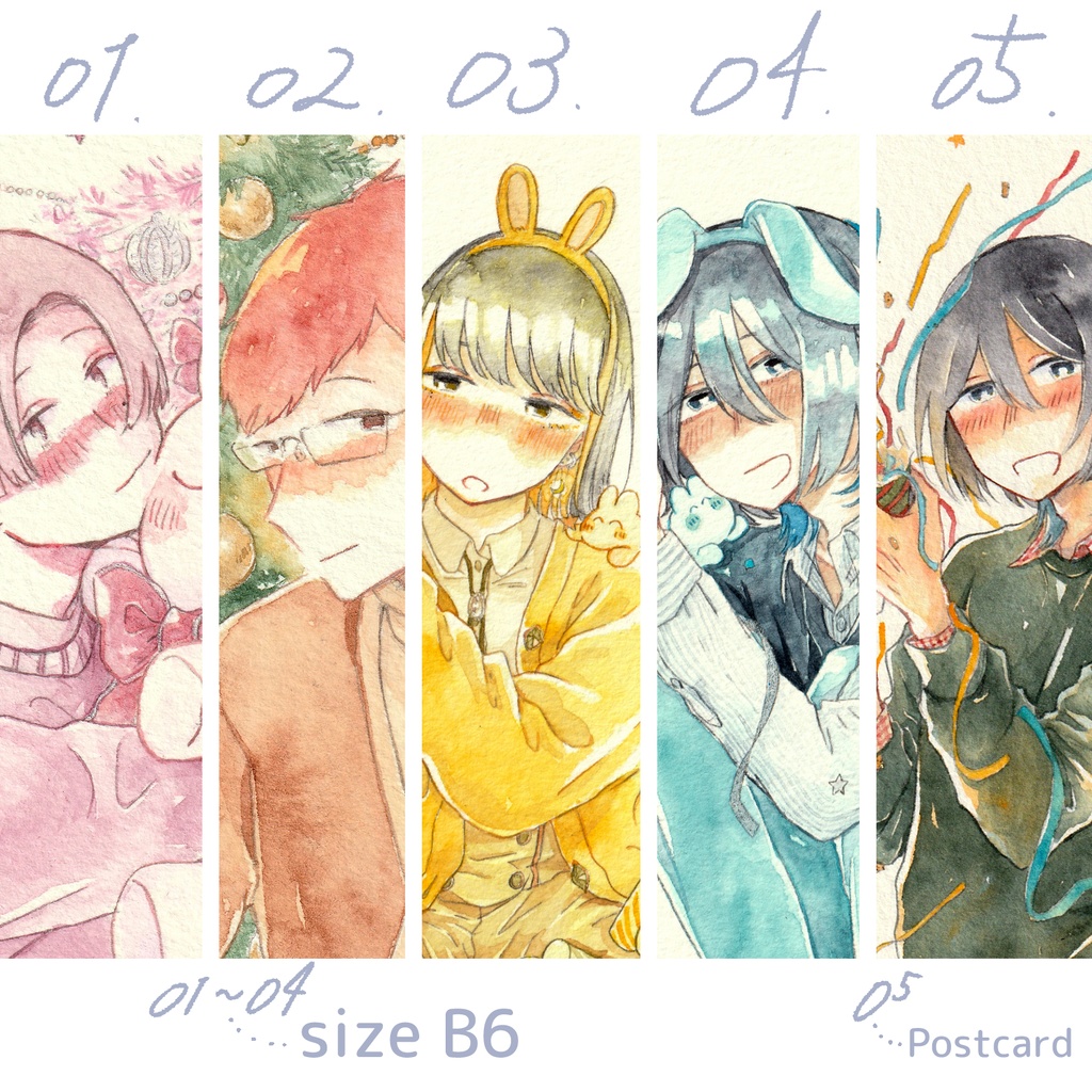 【原画】holiday, home party