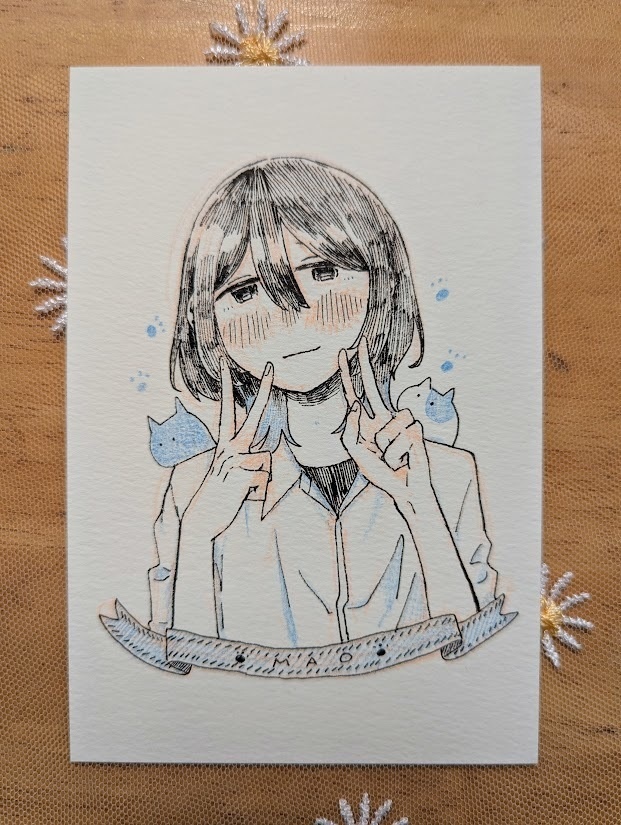 【ドローイング】ねこ