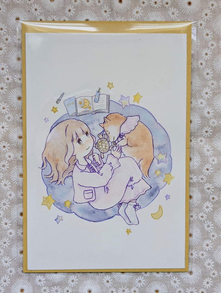 【原画】しばかめとあの子