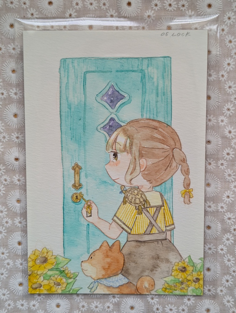 【原画】しばかめとあの子