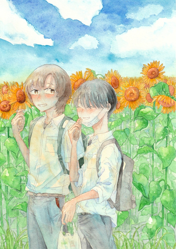 【原画】2025年カレンダーイラスト