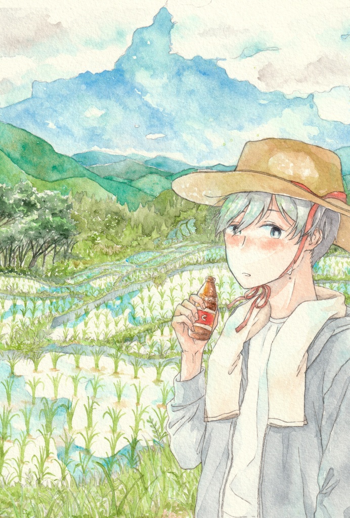 【原画】2025年カレンダーイラスト