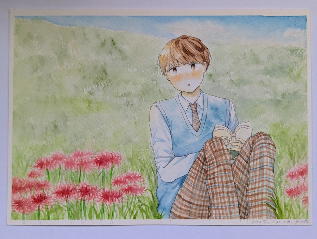 【原画】2025年カレンダーイラスト