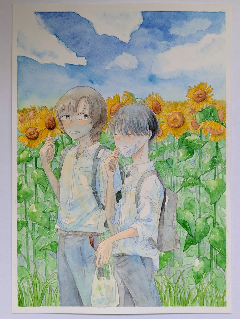【原画】2025年カレンダーイラスト