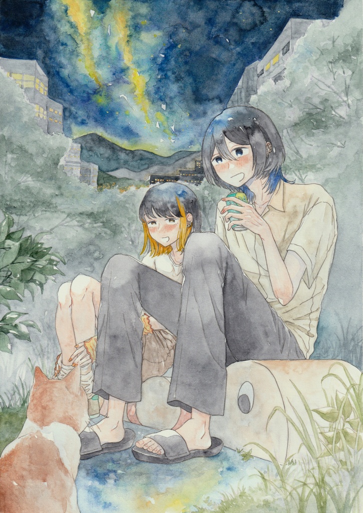 【原画】2025年カレンダーイラスト