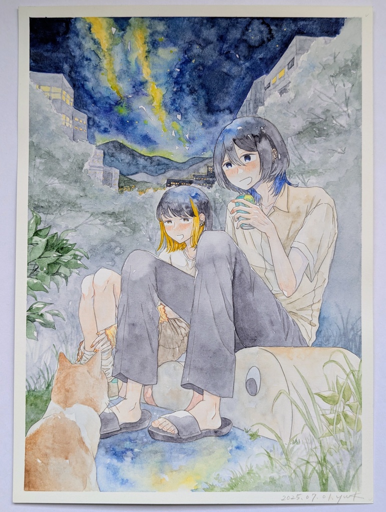 【原画】2025年カレンダーイラスト