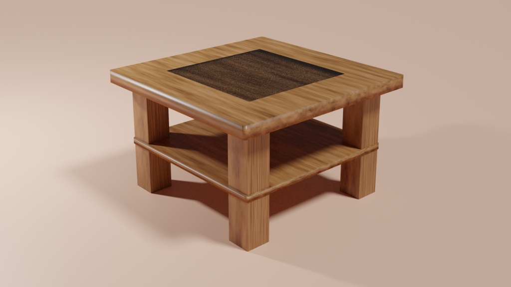 【３Dモデル】木製テーブル