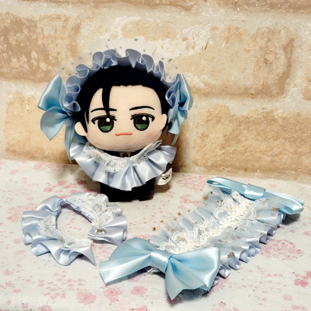 【ちびぐるみ対応】ヘッドドレス+ケープ