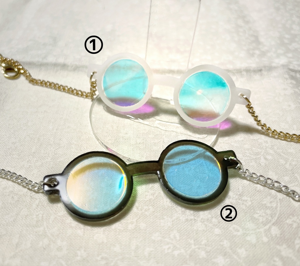 《10cmサイズぬい》ぬいメガネ ラウンドサングラス