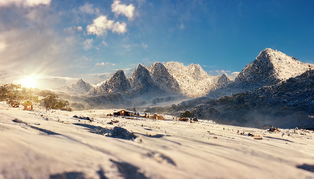 雪山の集落１～５