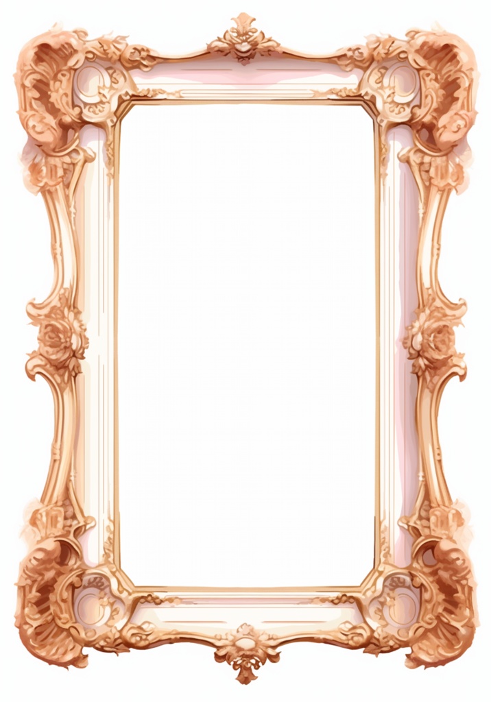 縦長フレーム。額、縁のプロップなどに。１～１２