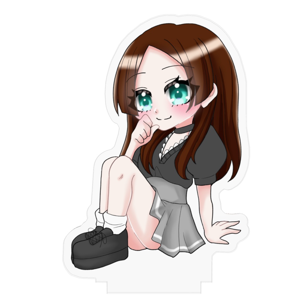 【期間限定】紫月ゆな* 活動13周年記念グッズ アクスタミニキャラVer.