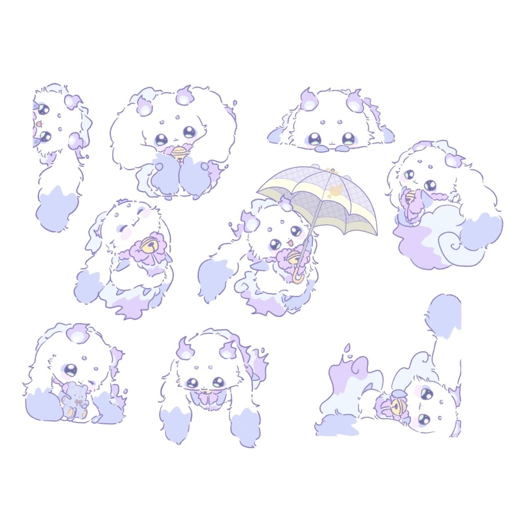 【非公式】ふわふわちょまフレークシール