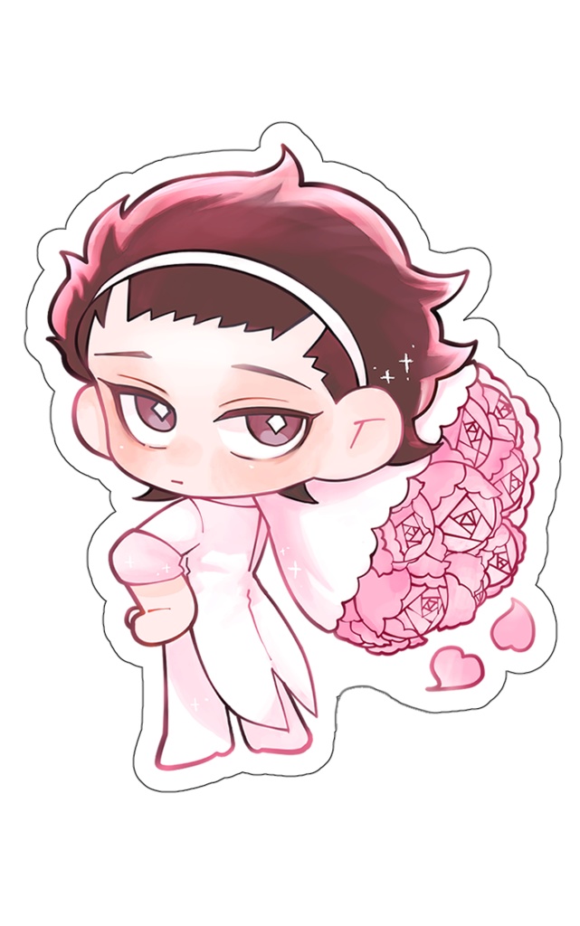 行員×ギャンブラーステッカー