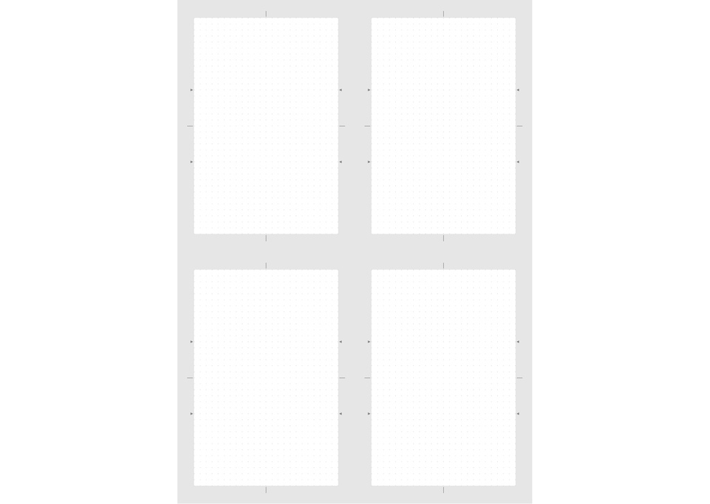 ネーム用紙 A5・B5 単ページ/見開き/4P/8P(PDF・PNG)綴り版24P・32P・40P(PDF)