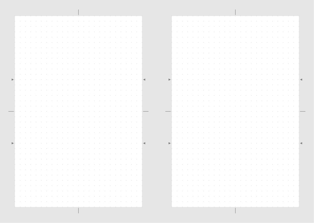 ネーム用紙 A5・B5 単ページ/見開き/4P/8P(PDF・PNG)綴り版24P・32P・40P(PDF)