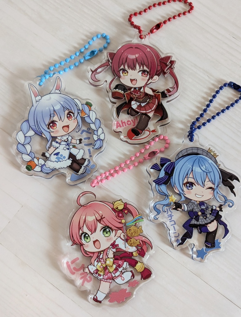 ホロライブ アクリルキーホルダー