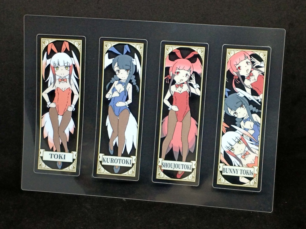 バニートキs クリアしおり&アクリルキーホルダ