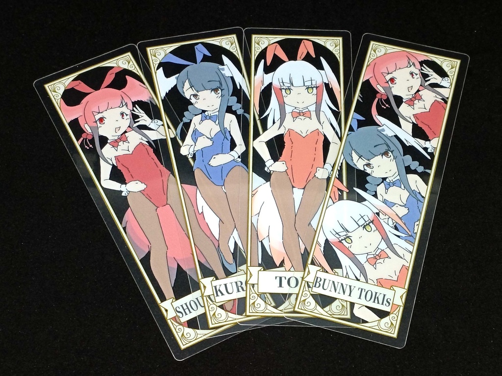 バニートキs クリアしおり&アクリルキーホルダ
